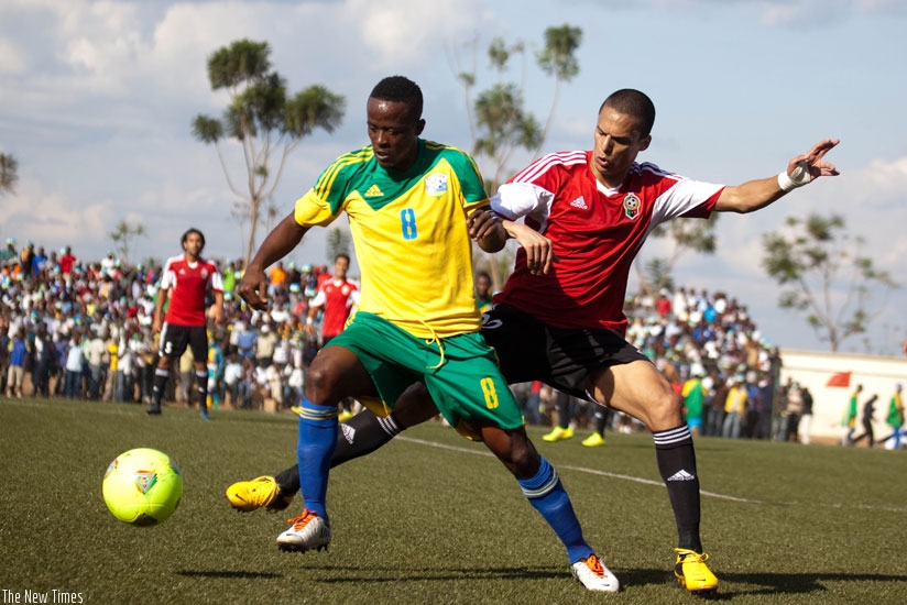 Amavubi Captain Haruna Niyonzima is keen on leading his teammates to victory. (File)