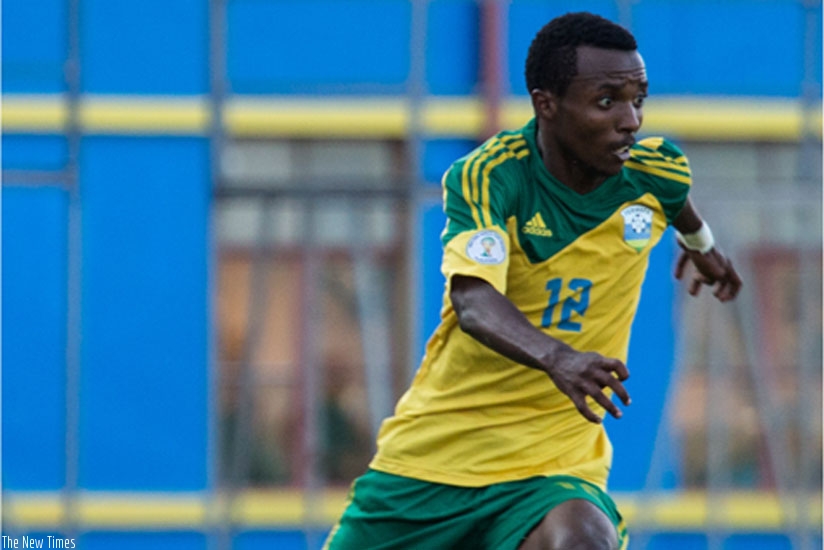 Seventeen-year-old Dominique Savio Nshuti, who started at left back and later played as a wingback, was outstanding against Tanzania yesterday. (File)