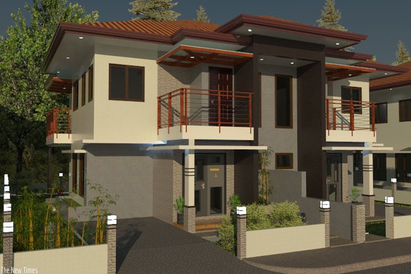 An artistic impression of a duplex house by JS International. The construction company has opened shop in KSEZ. (Courtesy)