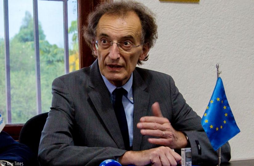 ECHO's De Brouwer 'impressed' by refugee response. (Doreen Umutesi)