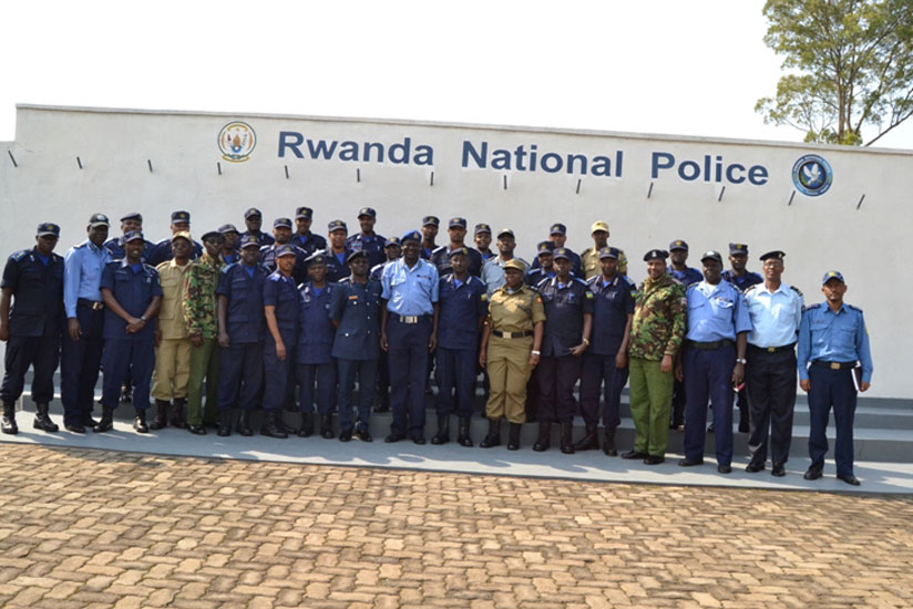 Regional police students during their visit at the RNP HQs