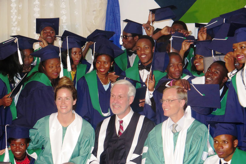 A total of 46 graduates received degrees in business studies at Kepler Kigali Campus in Kimironko on Saturday.