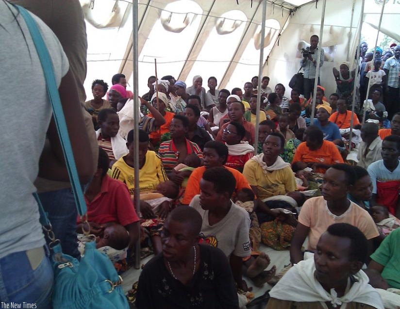 A cross-section of the 80 breasfeeding mothers who recently gave birth. (Hassan Mutuhe)