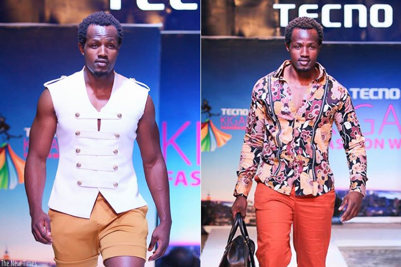 Habumugisha models during the Kigali Fashion Show. (File)