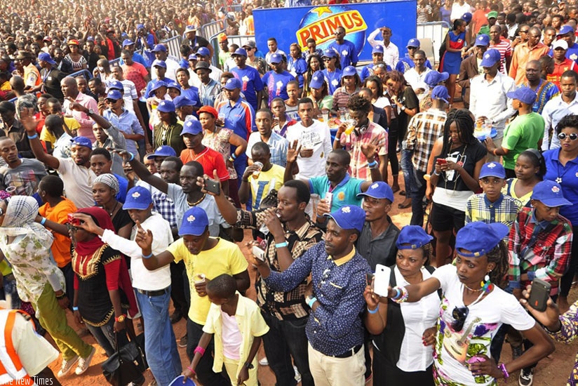Thousands of music lovers flocked Ngoma stadium on Sunday evening for PGGSS5 live performances. (All photos by Fernand Mugisha.)