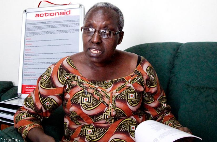 Uwamariya says Action Aid, which begun work in the country in 1996, spends Rwf1.12 billion in social protection annually. (File)