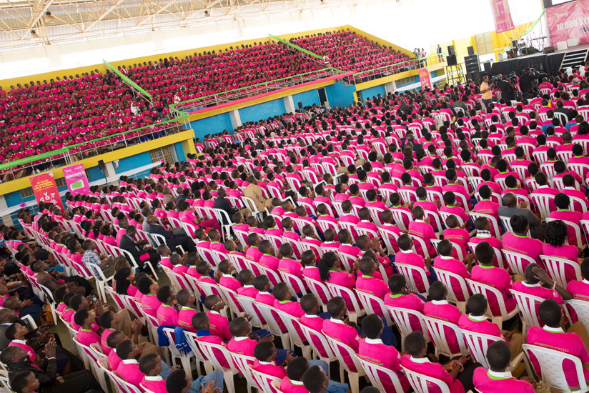 All the girls who attended the 10-year celebration.