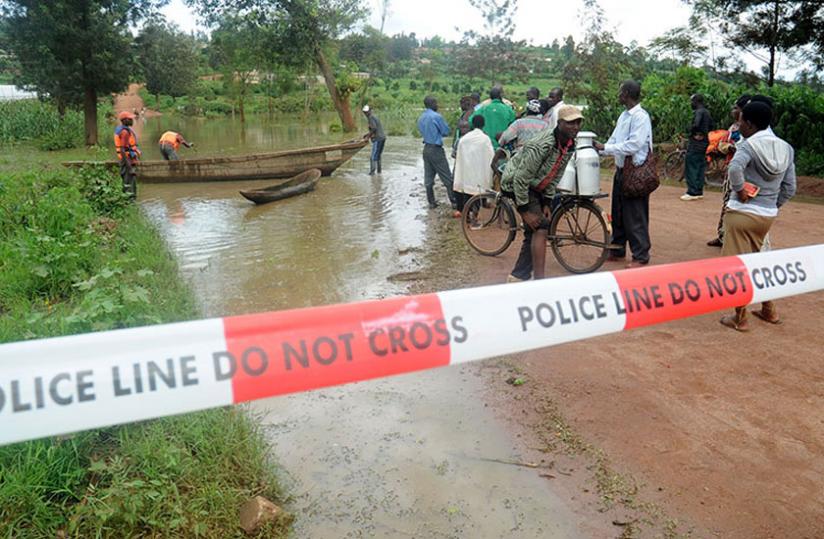 A flooded road out of Kigali in 2012. The accreditation of MINIRENA will access funds to combat climate change. (File)