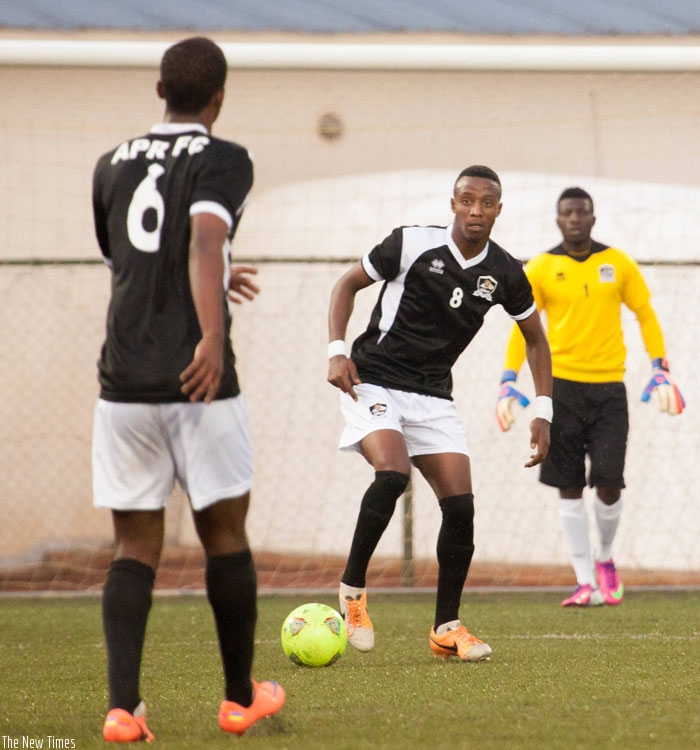 Bayisenge (shirt 8) is looking forward to playing professional football in Europe. (File)