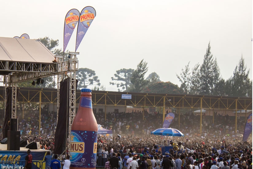 The crowd was massive.