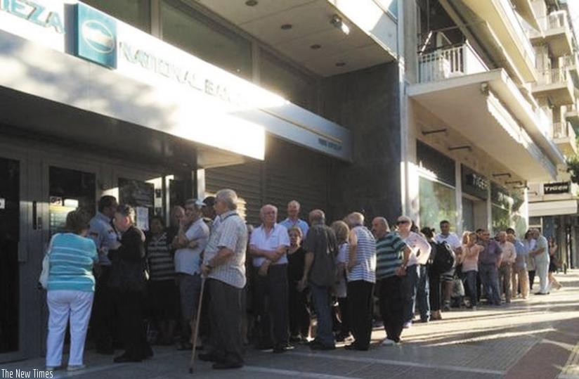 Long queues characterised the three-week banksu2019 closure across Greece. Such queues are likely to continue as restrictions still persist. 