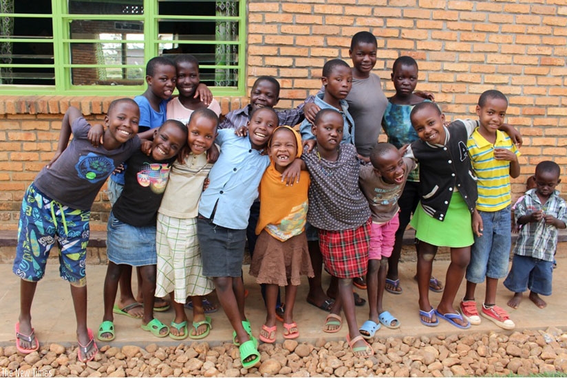 Children at Centre Marembo. The government wants all children in orphanages and care centres adopted by foster families. (J. Bizimungu)