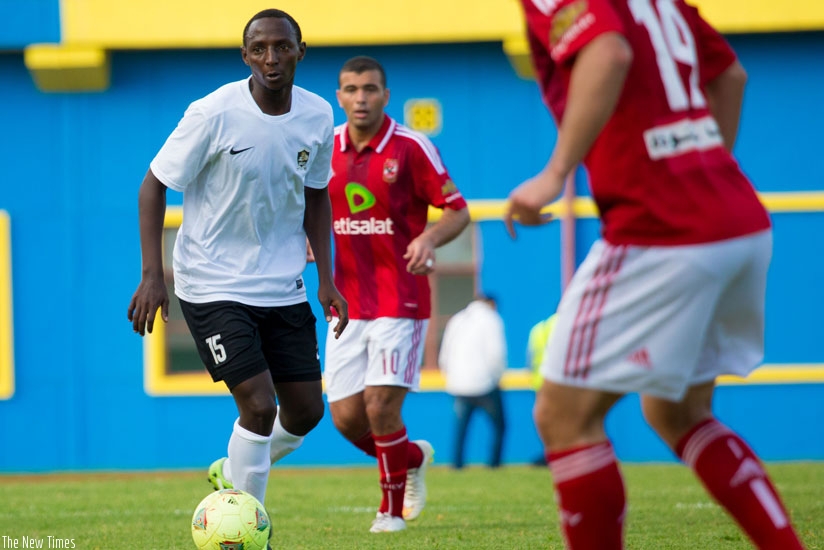 APR midfielder Andrew Buteera, will start todayu2019s game against LLB of Burundi. (T. Kisambira)