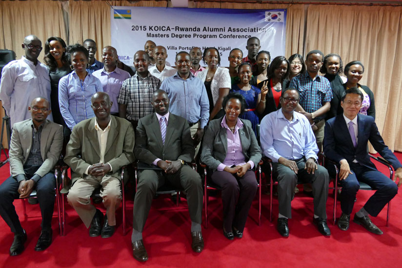 KOICA international scholarship program beneficiaries pose in a group photo  (Courtersy)