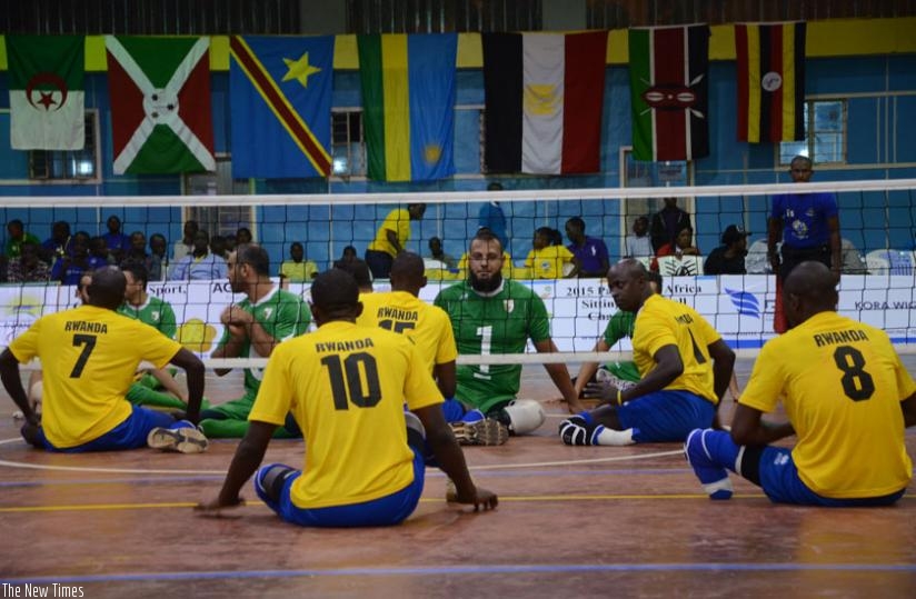 Rwanda thrashed Algeria 3-0 to win their first game yesterday at Petit Stade in Remera. (Sam Ngendahimana)