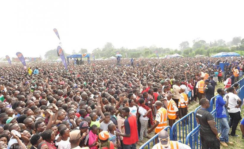 It was a capacity crowd from start to end. 