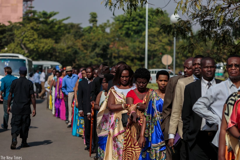 Thousands thronged Parliament as lawmakers started to discuss the over 3.7 million petitions seeking amendment of Article 101 of the Constitution, last month. (File)