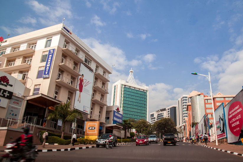 A street in downtown Kigali.(File)