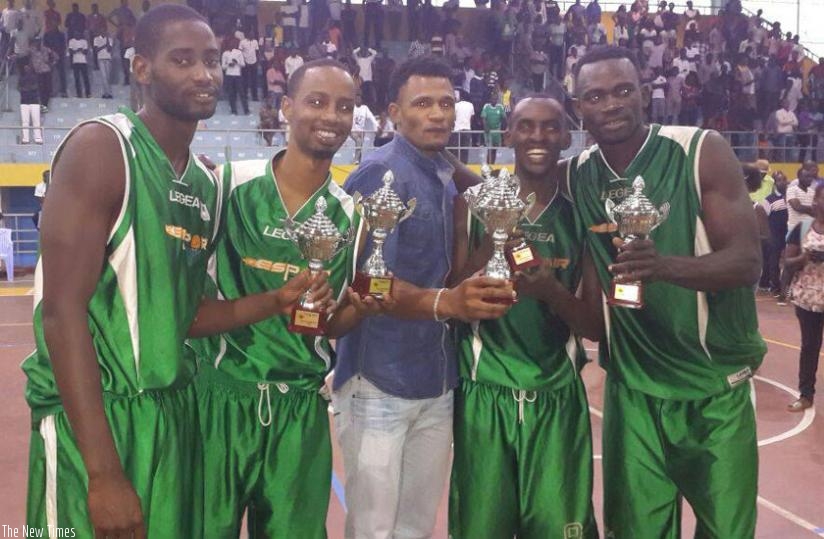 Espoir's center Olivier Shyaka was named MVP of the 2015 season and also made it to the All Star Team of the year. (Courtesy)