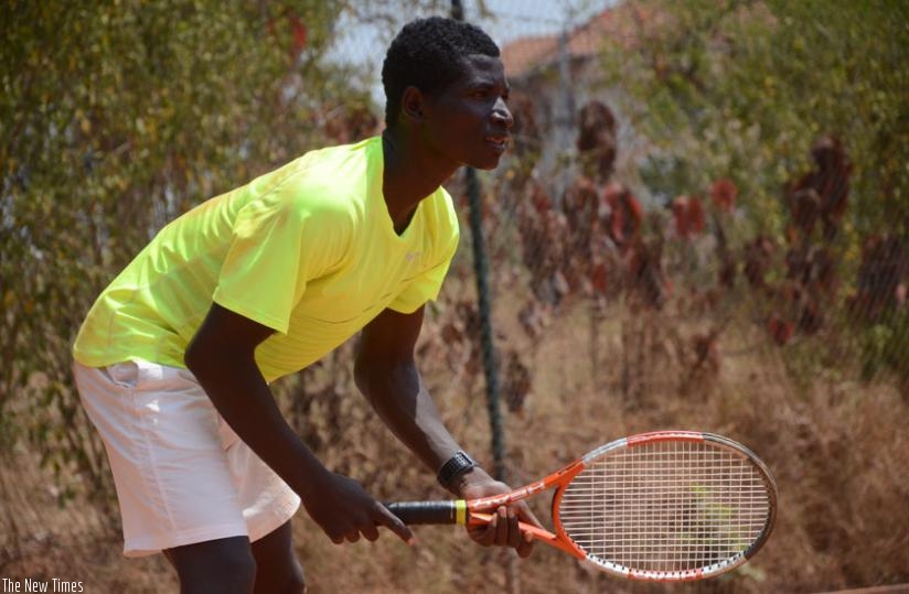 Ernest Habiyambere defeated Mubarak Harerimana  in quater-finals on Wednesday. (Sam Ngendahimana)