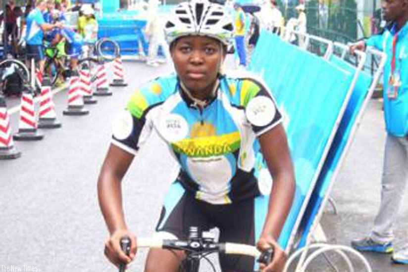 Uwamariya represented Rwanda at last year's Youth Olympics in Nanjing, China. (Courtesy)