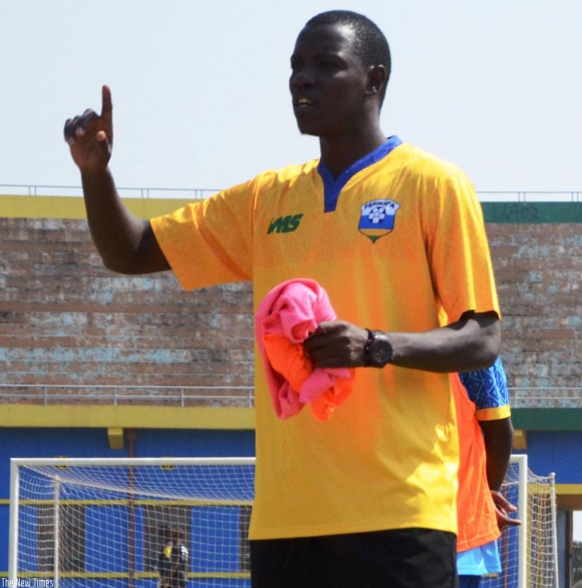 Former APR forward Mulisa, a rookie in the coaching business. (Sam Ngendahimana)