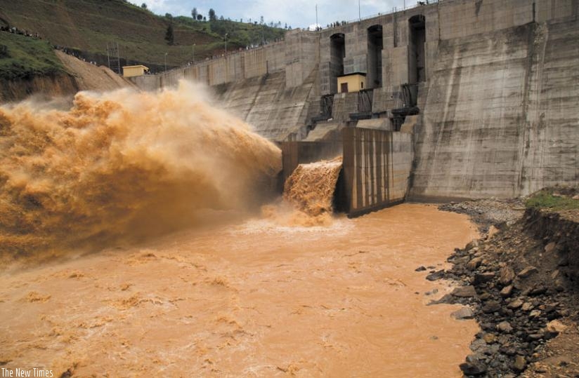 Reduction in water levels at Nyabarongo I power dam has caused electricity deficit, leading to manufacturers to call for immediate intervention to solve the situation. (File)