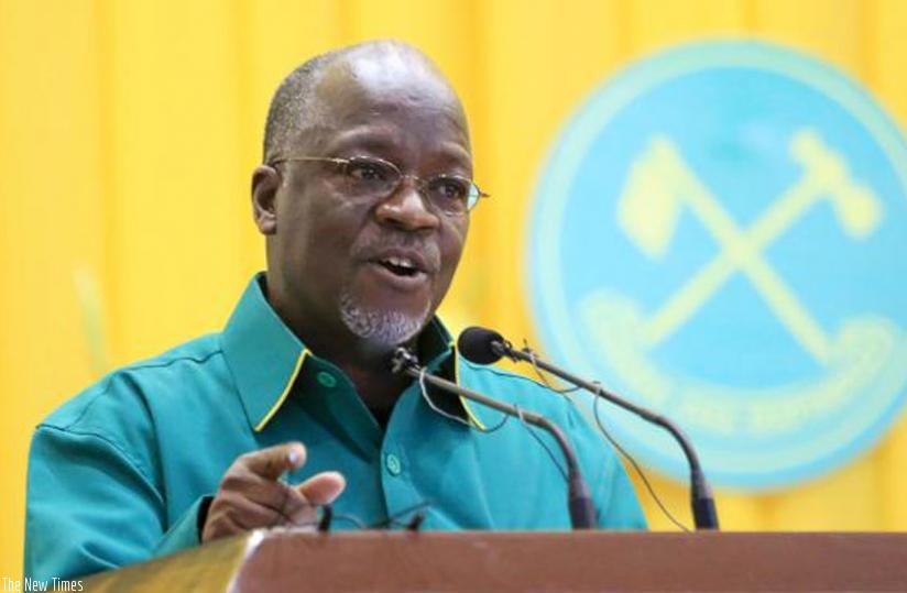 The CCM's candidate, John Magufuli. (Net photo)