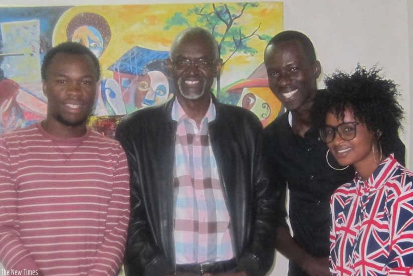 (L-R)- Willy Karekezi, Epa Binamungu, Addis Kamanzi and Alice Umwari. 