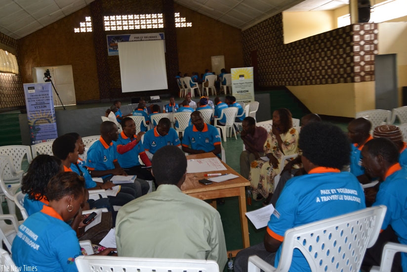 Some participants in the film festival in Rubavu district. (All photos by Jean d'Amour Mbonyinshuti)