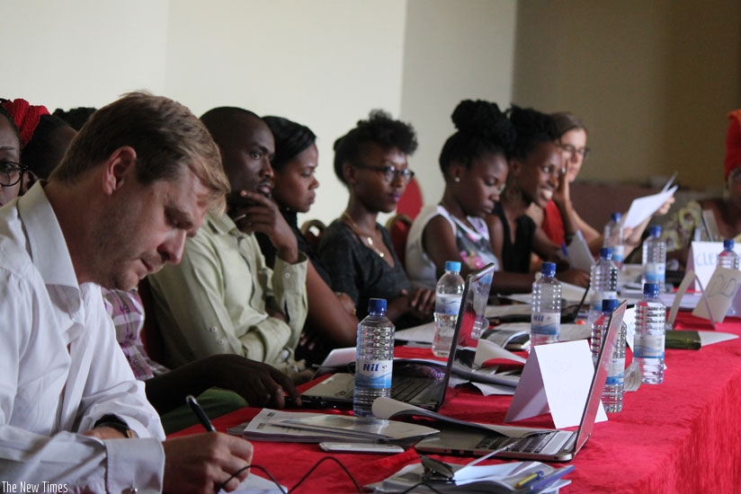 A cross-section of cultural practitioners during the workshop. (Moses Opobo)