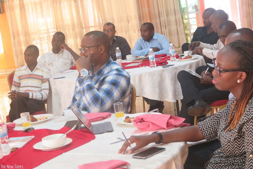 Some of the suppliers at the conference. They were challenged ensure good business practices. (Jean Mugabo)