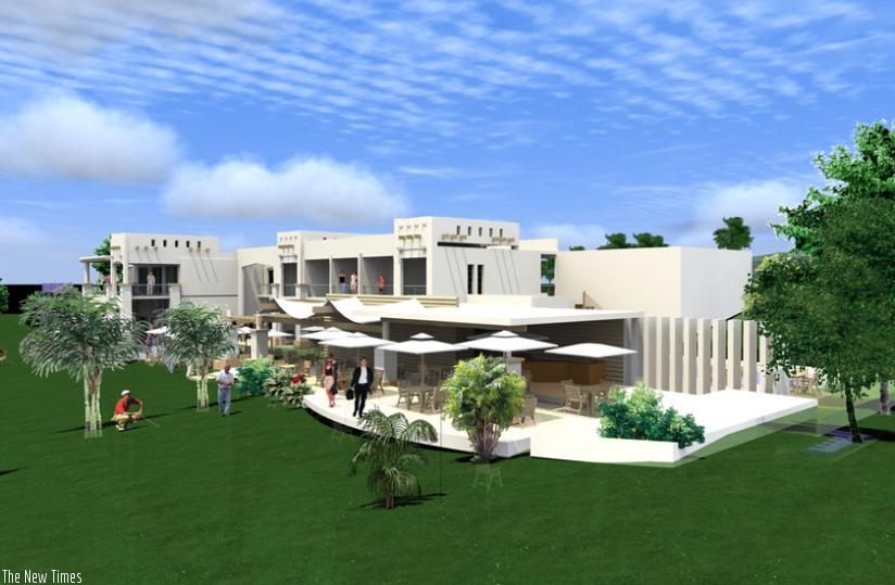 The artistic impression of the new Kigali Golf Country Club. (Courtesy)