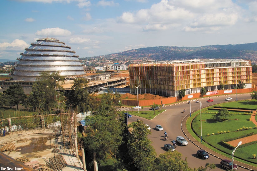 The Kigali Convention Centre, one of the many biggest government projects, is currently being undertaken by a Turkish firm. (File)