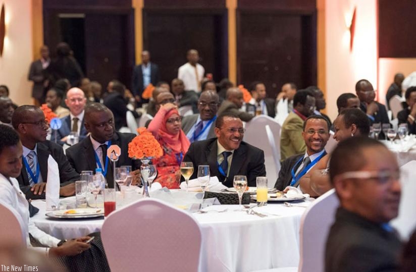 Participants at the inaugural Meles Zenawi symposium on democratic developmental states in Kigali last month. (Courtesy)