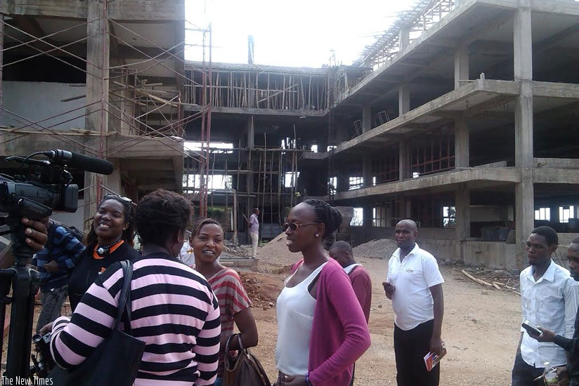 Construction of the new universityu2019s premises will be completed in January and ready for use in May next year. / Elizabeth Buhungiro