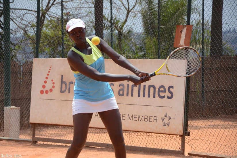 Rwanda's number one, Meganne Ingabire. (Sam Ngendahimana)