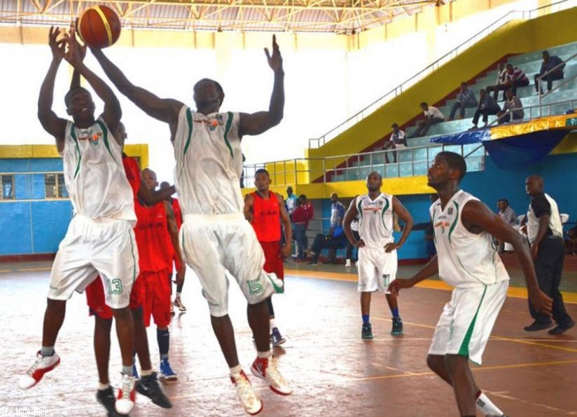 Espioir's forward Bienvenue Ngandu (C) grabs a rebound during a league game against CSK last season. (File)