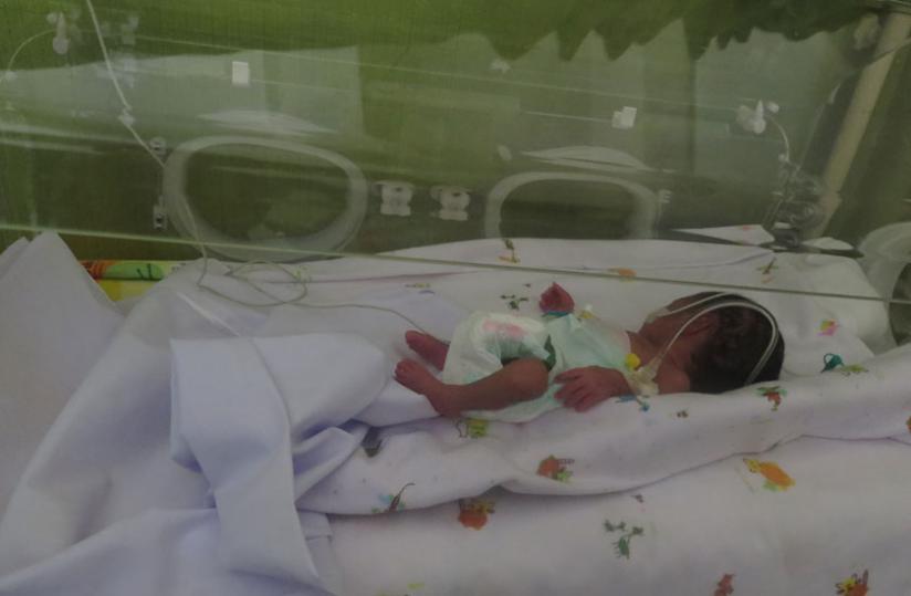 Pre-mature babies are put in incubators to keep them healthy. / Photos by (Elizabeth Buhungiro)