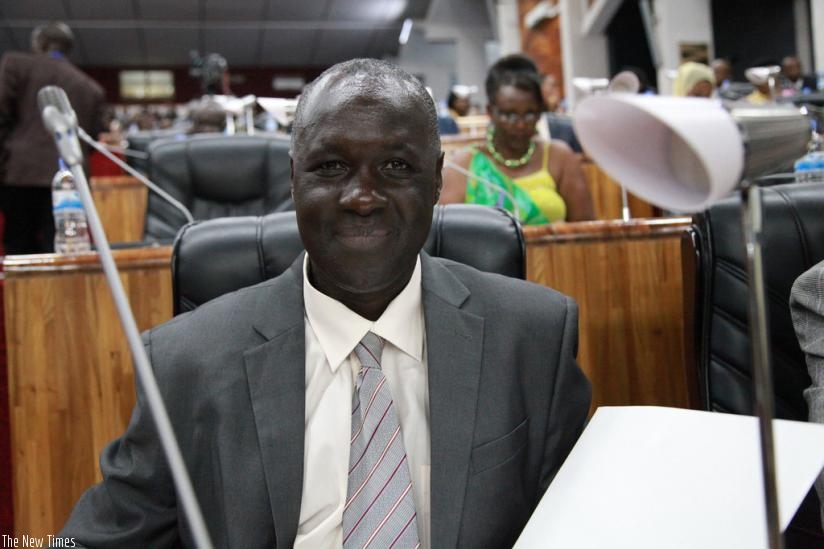 MP Alfred Kayiranga Rwasa, the chairperson of the parliamentary Standing Committee  on Political Affairs and Gender (Courtesy)
