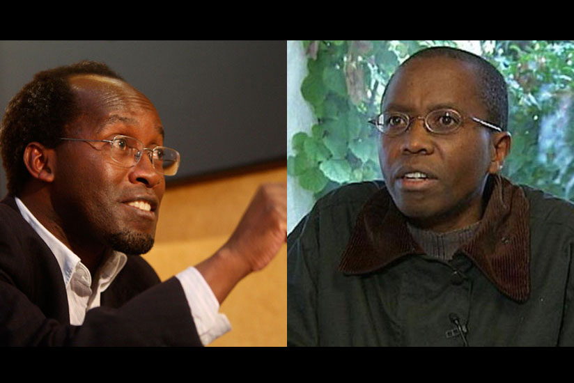 Ignace Murwanashyaka (R) and Straton Musoni. (Internet photo)