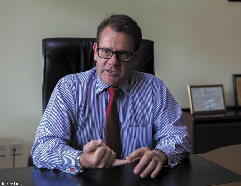 Bairstow says banks should develop products that meet customer needs. (Timothy Kisambira)