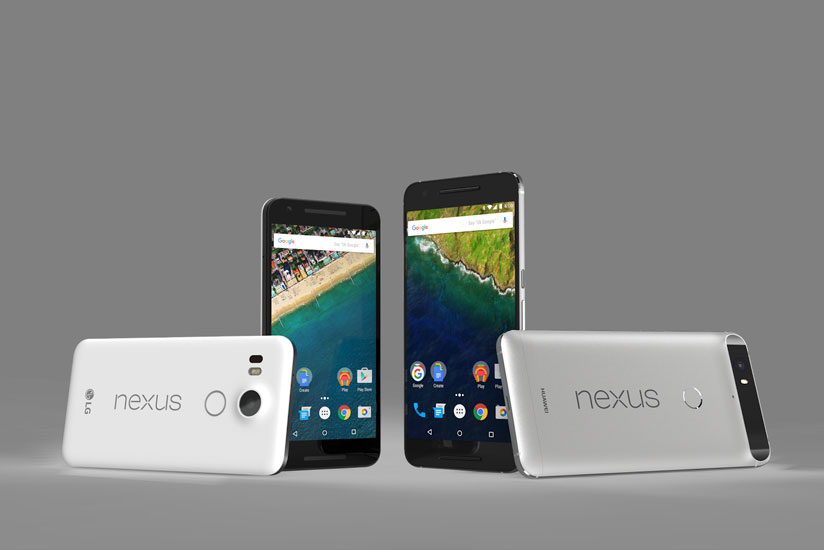 Nexus 5X (L) and the Nexus 6P. (Photo: Google)