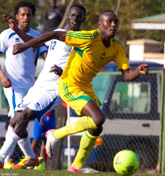 Rodriguez Murengezi's four goals in three league matches for AS Kigali this season have seen him recalled to the national team fold. (Timothy Kisambira)