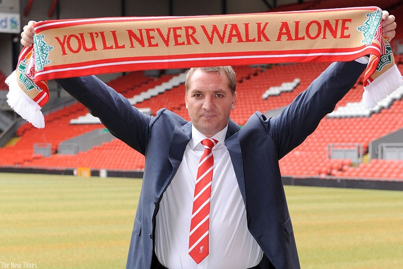 Rodgers was appointed Liverpool manager back in 2012 and did enjoy a modicum of success although leaves trophyless. (Internet photo)