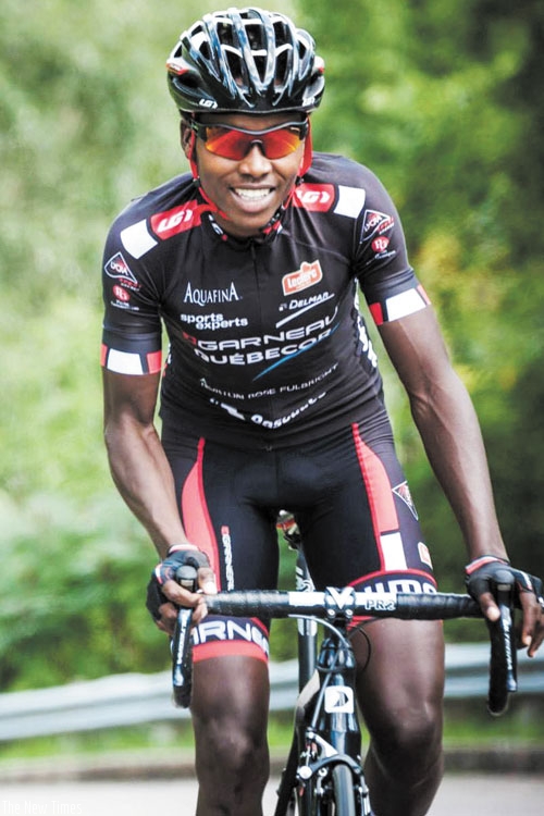 Janvier Hadi will lead Team Rwanda's charge for top prize at the Grand Prix International Chantal Biya Race in Cameroon. (File)