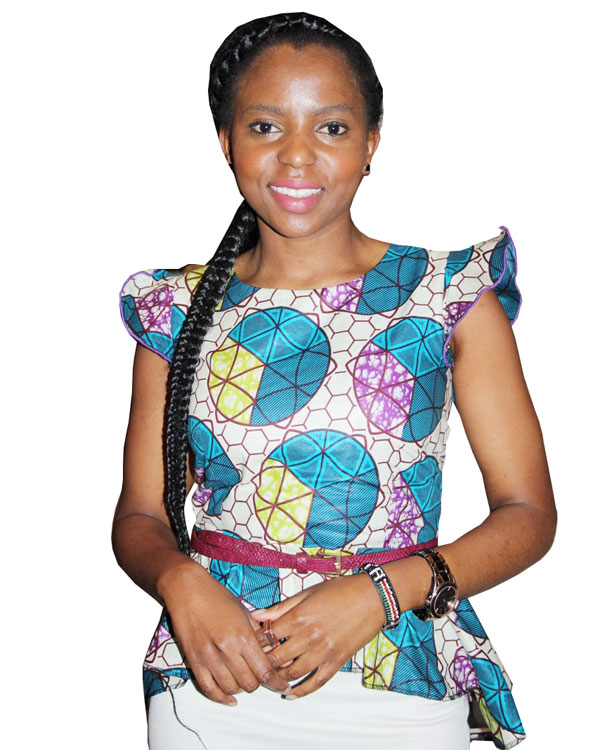 Anne Sophie Achera Misiani wants to collaborate with Rwandan fashion designers. (Courtesy)