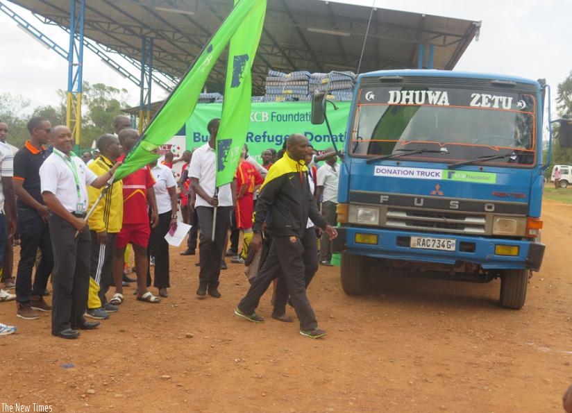 KCB staff members during the event. (Michel Nkurunziza)