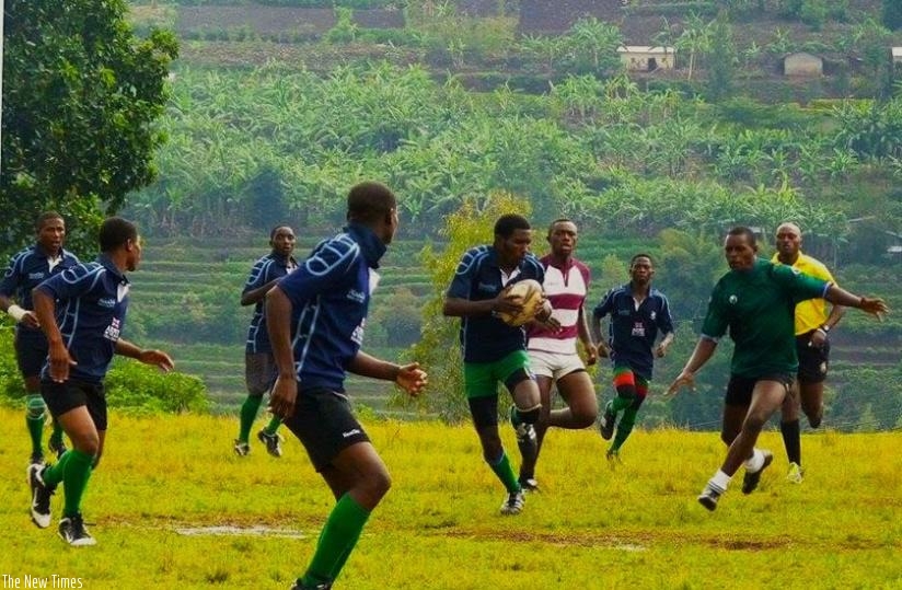 TTC Mururu playing against Nyanza Technical School in a recent friendly.The  students team will play as Resilience RFC in the league. (S Kalimba)