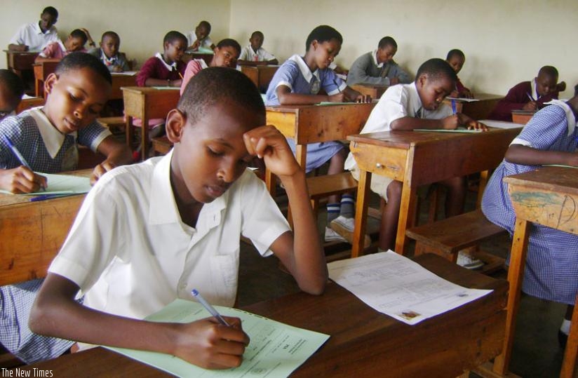 Primary Leaving Examinations candidates sit their exams last year. (File)